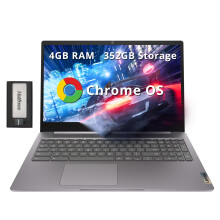 Lenovo Ideapad 3 Chromebook FHD 15,6"" Intel Celeron N4500 4 Go de RAM 352 Go de stockage (SSD 64 Go + station d'accueil 288 Go) Intel UHD Graphic