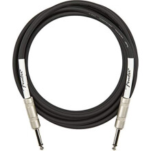 Fender 10-Fu-Original-Instrumentenkabel, kompatibel mit Modem, gerade-gerade, schwarz  1 Packung
