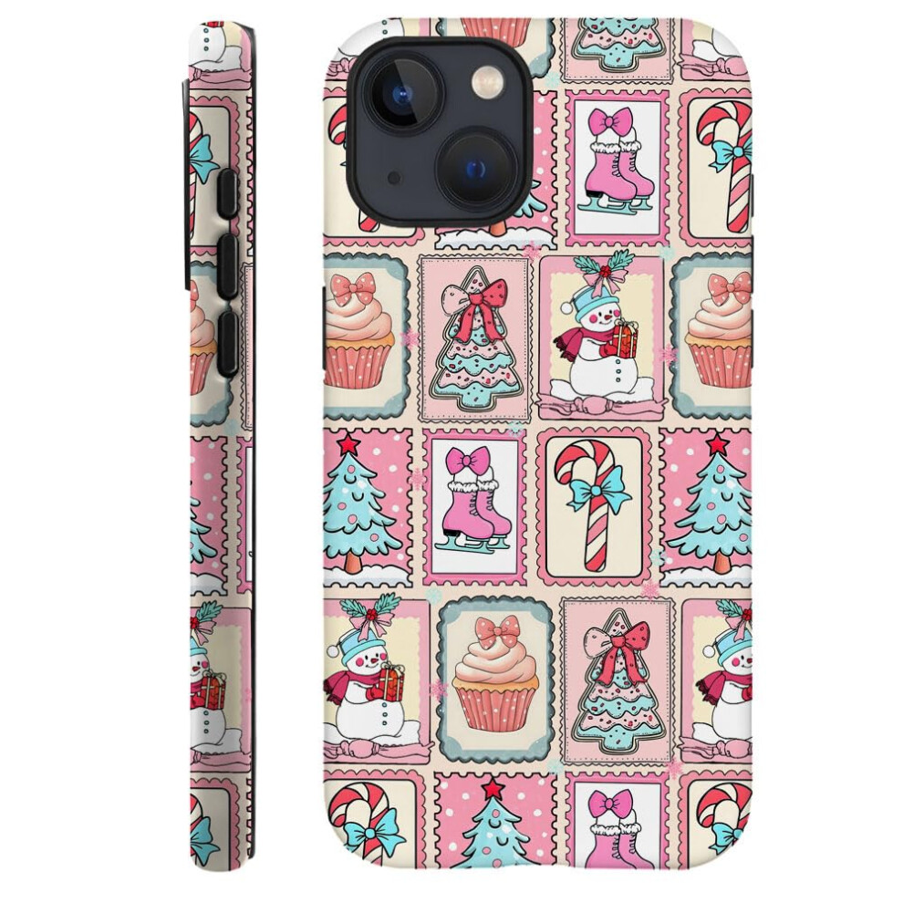 Daizag Case Compatible With Iphone 14 Durable Shock Protection Cover For Girl Women Christmas Tree Cute Snowman 9489910608307