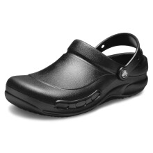 Crocs Unisex Bistro Klompen, Slipbestendige Werkschoenen, Zwart, 10 Mannen/12 Vrouwen