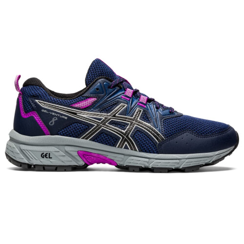 Asics ASICS Γυναικεία Παπούτσια Τρεξίματος Gel-Venture 8, 5.5, Midnight/Pure Silver