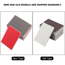 Langlebiges, selbstklebendes 240-Gitter-Quadrat-Schwammschleifpapier-Set - 10 Stück