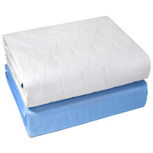 Incontinentie Bed Onderkleden 34"X36" (2-Pack), Wasbaar en Herbruikbaar, Waterdicht voor Kinderen, Volwassenen, Ouderen en Huisdieren