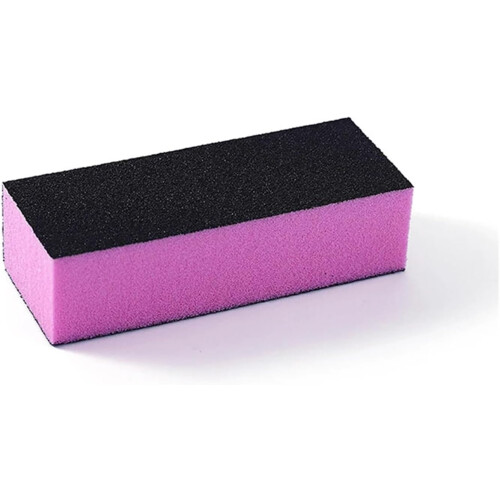 Sanding Tool Sponge Block, 10Pcs Polished EVA Sanding Block Nail Art Buffer Sponge(Pink) 1