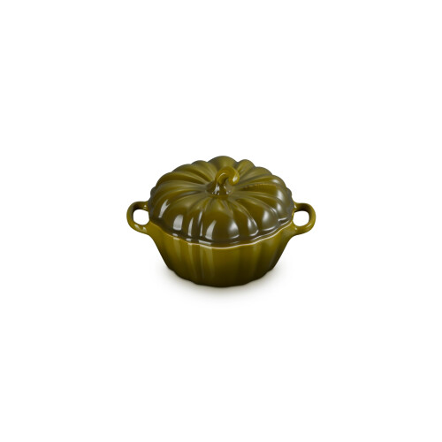 Le Creuset Mini Cocotte di zucca in gres Le Creuset 12 oz. Oliva