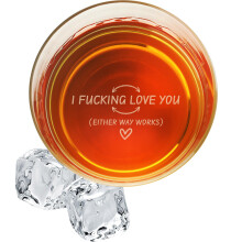 On The Rox Cadeaux en verre whisky et bourbon gravs Cadeau amusant pour lui Verre scotch personnalis avec message grav de 325 ml Ann