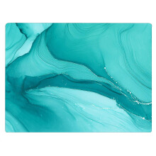 Aqua Blue Marble Kitchen Glass Cutting Board Ocean Decoratief Cadeau Gemarmerd Graniet Steen Rock Cadeau voor haar moeder Vrouw (Aqua Marble)
