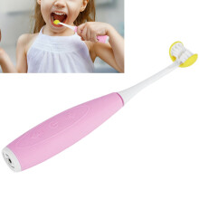 Pink 3-Seiten Sonic Kinder Elektrische Zahnbürste USB Wiederaufladbar, 19,8 cm
