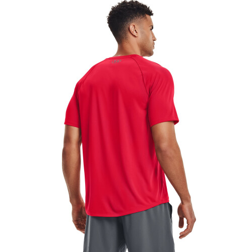 Under Armour Under Armour Herren Tech 2.0 Kurzarm-T-Shirt Rot (600)/Graphit 3X-Large 1