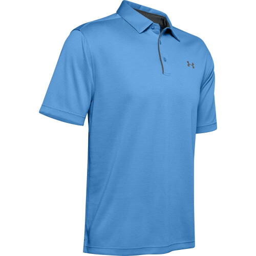 Under Armour Under Armour Herr Tech Golf Polo Carolina Bl (475)/Pitch Grey Medium Tall 2