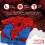 Marvel Costume da ragno in cotone aderente in 2 pezzi per bambini unisex Marvel 8 US 3