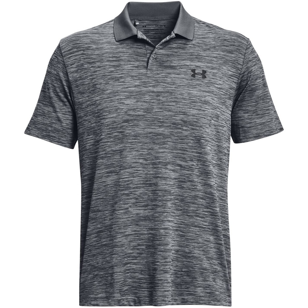 Under Armour Men's Performance 3.0 Polo (012) Pitch Gray / / Large Tall Black