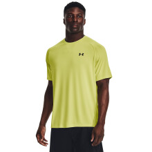 Camiseta de Manga Curta Under Armour Tech 2.0 para Homem, (743) Amarelo Lima / Preto, X-Small