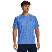 Camiseta de Manga Curta Under Armour Tech 2.0 para Homem, (464) Água / Preto, X-Small