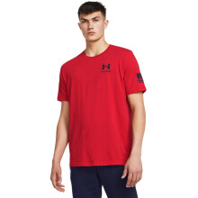 Under Armour Miesten uusi Freedom Flag T-paita (601) punainen / / Midnight Navy X-Small