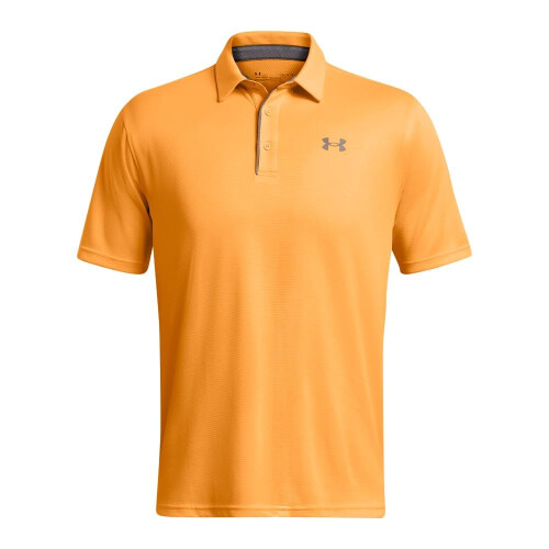 Under Armour Polo da golf Tech da uomo Under Armour (803) Nova Orange // Pitch Grey XX-Large 2