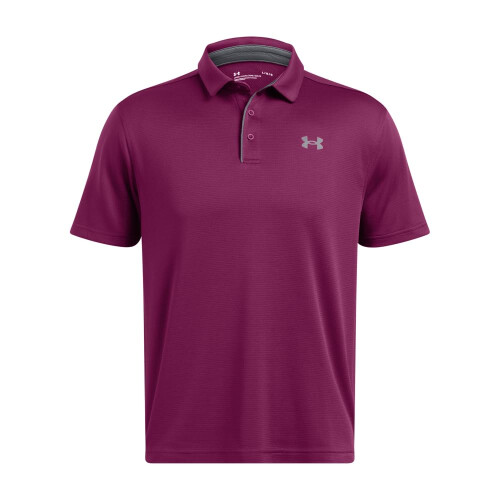 Under Armour Under Armour Herren Tech Golf Polo (505) Purple Gemini // Pitch Grey Small 1