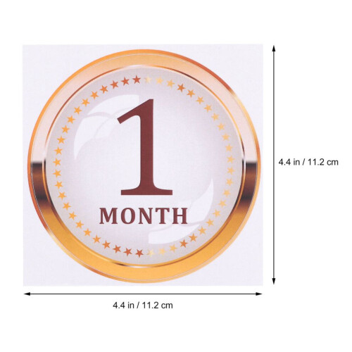 1 set groeistickers voor het eerste levensjaar van je baby 1
