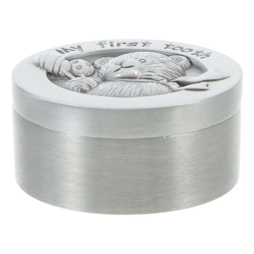 Förvaringslåda, tandhållare, nyföddminne, barn, silver