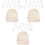 3 sets houten maandelijkse babyshower 5