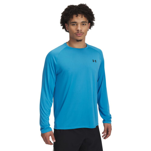 Under Armour Maglietta a maniche lunghe Under Armour Tech 2.0 da uomo (454) Ether Blue // Nero 3X-Large
