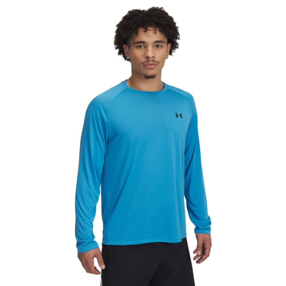 Under Armour Men's Tech 2.0 Long-Sleeve T-Shirt (454) Ether Blue / / Black 3X-Large