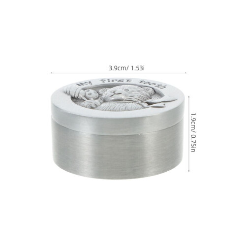 Förvaringslåda, tandhållare, nyföddminne, barn, silver 1