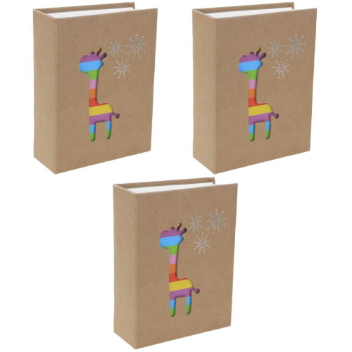3 photo album inserts 4x6 100 sheets Giraffe 2