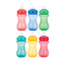 Nuby No-Spill Gripper Cup Sippy Cup pro miminka a batolata 10 uncovch barev se mohou liit 5""""