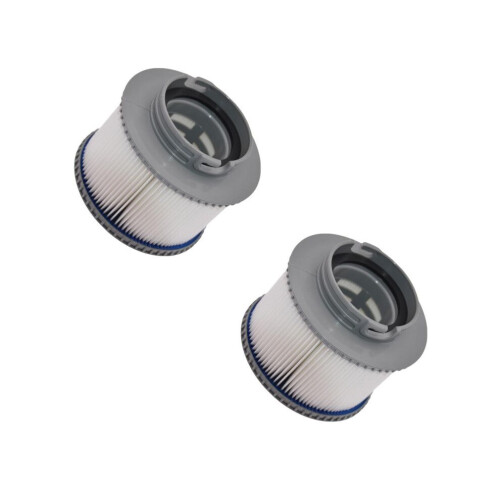 2 runda uppblåsbara poolfilter för simbassängfilter 2