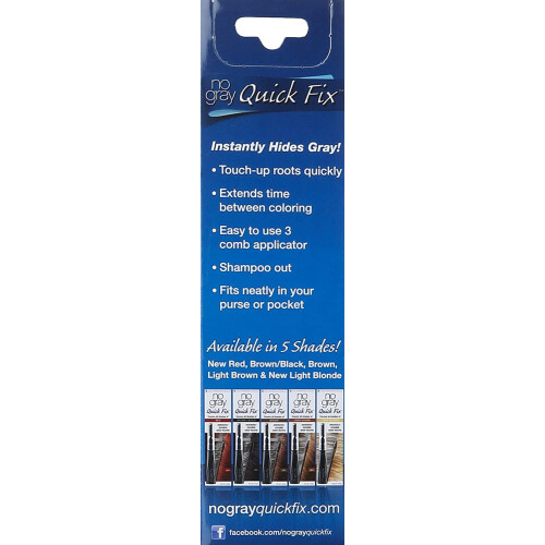 NO GRAY Quick Fix, Braun/Schwarz 0,5 fl oz 1