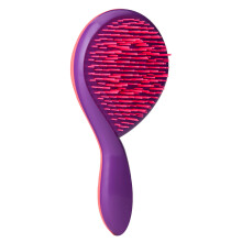 Michel Mercier The Girlie Detangle Brush - Smertefri detangling Brush - Easy Grip Hair Brush Design - Tykt og kr?llet h?r - Pink-Lilla - 1 stk.