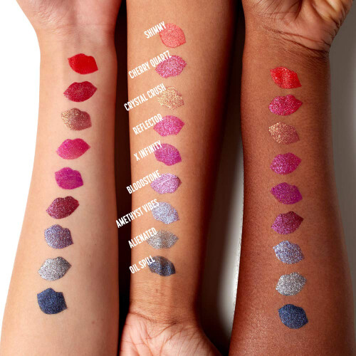 NYX PROFESSIONAL MAKEUP Glitter Goals Liquid Lipstick - Reflector, Ροζ Με Γκλίτερ 2