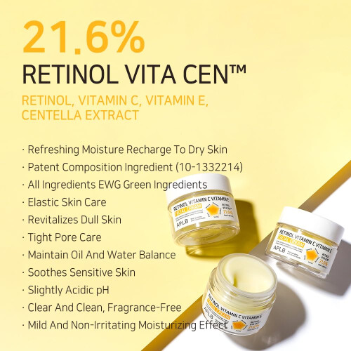 APLB, Creme facciale con Retinolo, Vitamina C e E 2