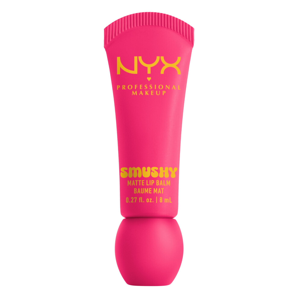 Nyx Professional Mak Pink Nyx Professional Makeup Smushy Matte Lip Balm Tinted Lip Moisturizer With Soft Matte Finish - Sweet Smack (Mid-Tone )