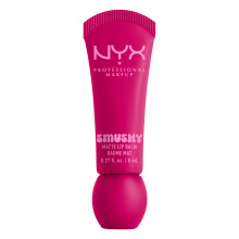 NYX PROFESSIONAL MAKEUP Smushy Matte Lip Balm Crema idratante colorata per labbra con morbida finitura opaca - She's Serving (Fucsia)