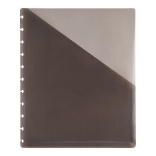 Divisórias TUL Discbound para Anotações, 8 1/2" x 11", Cinza, Pacote com 2