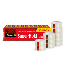 Scotch Super-Hold-Klebeband, 10 Rollen, transparente Oberflche, 50 % mehr Klebstoff, bewhrter Favorit, 3/4 x 800 Zoll, verpackt (700S10)
