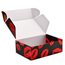 25-pack 4x8x2 inch verzenddozen kartonnen Valentijnsdag geschenkdozen golfkartonnen doos sieraden dozen voor kleine bedrijven voor verpakking - TONES