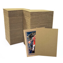 200 Packs Corrugated Cardboard Sheets Premium 3.5x4.5 Kraft Cardboard Divider Inserts Bulk Flat for Sport Cards Trading Cards Shipping Protectors