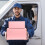 Caixas de Envio Rosa Média 8x8x4 Polegadas, 30 Pacote de Caixas de Papelão 3