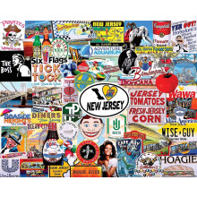 White Mountain Puzzles I Love New Jersey, Puzzle 1000 Pezzi