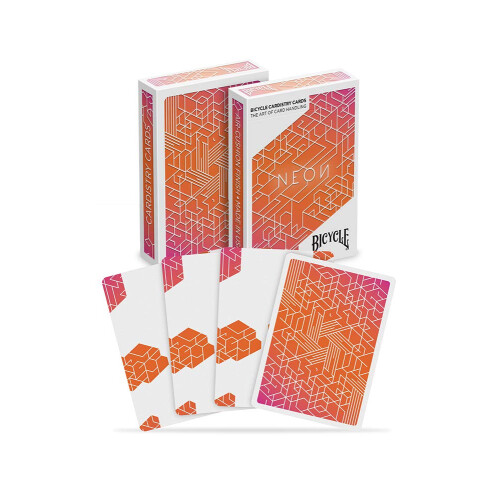 Bicycle Neon Blu Aurora Cardistry Deck (Non Giocabile) 1