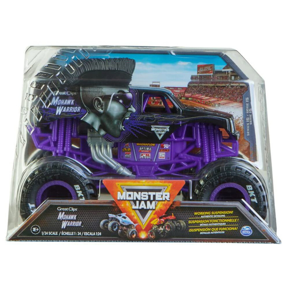 Monster Jam Mjam Monster Jams Jurassic Attack (Purple), 1:64 Scale Diecast Truck Series 23 Purple