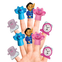 Nickelodeon Blue's Clues & Jij! Badvingerpoppetjes 10 stuks - Badspeelgoed Paasmandvullers Paascadeaus