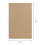 Livros em Branco Hygloss 5.5 x 8.5 Polegadas - Pacote com 10 - Capa Kraft para Desenho & Escrita 2
