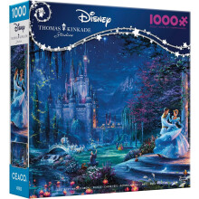 Ceaco - Thomas Kinkade - Disney - Assepoester - Dansen in het sterrenlicht - Legpuzzel van 1000 stukjes