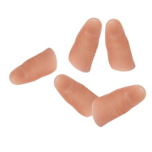 Dwuww 5 stk Magic Trick Fingers Falske Tommelfingertips Stage Show Prop Prank Magic Kits og tilbeh?r Nyhedsleget?j