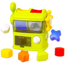 Bloquinhos de Cores e Formas Montessori para Crianças 1-3, Brinquedos Sensoriais, Jogo Educativo