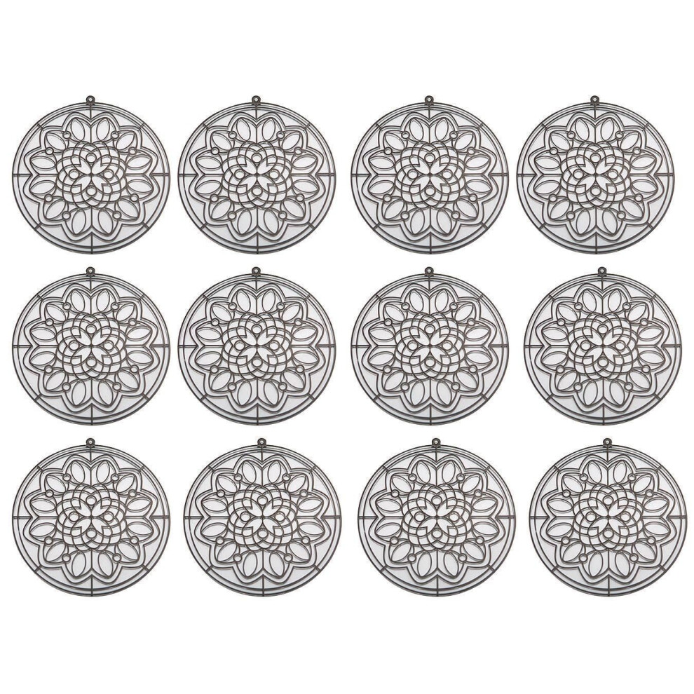 S&S Worldwide Sun Catcher Mandalas Pack of 12-8 Diameter Circular Acrylic Art for Relaxation-image-OPC-PMY66TB-NEW